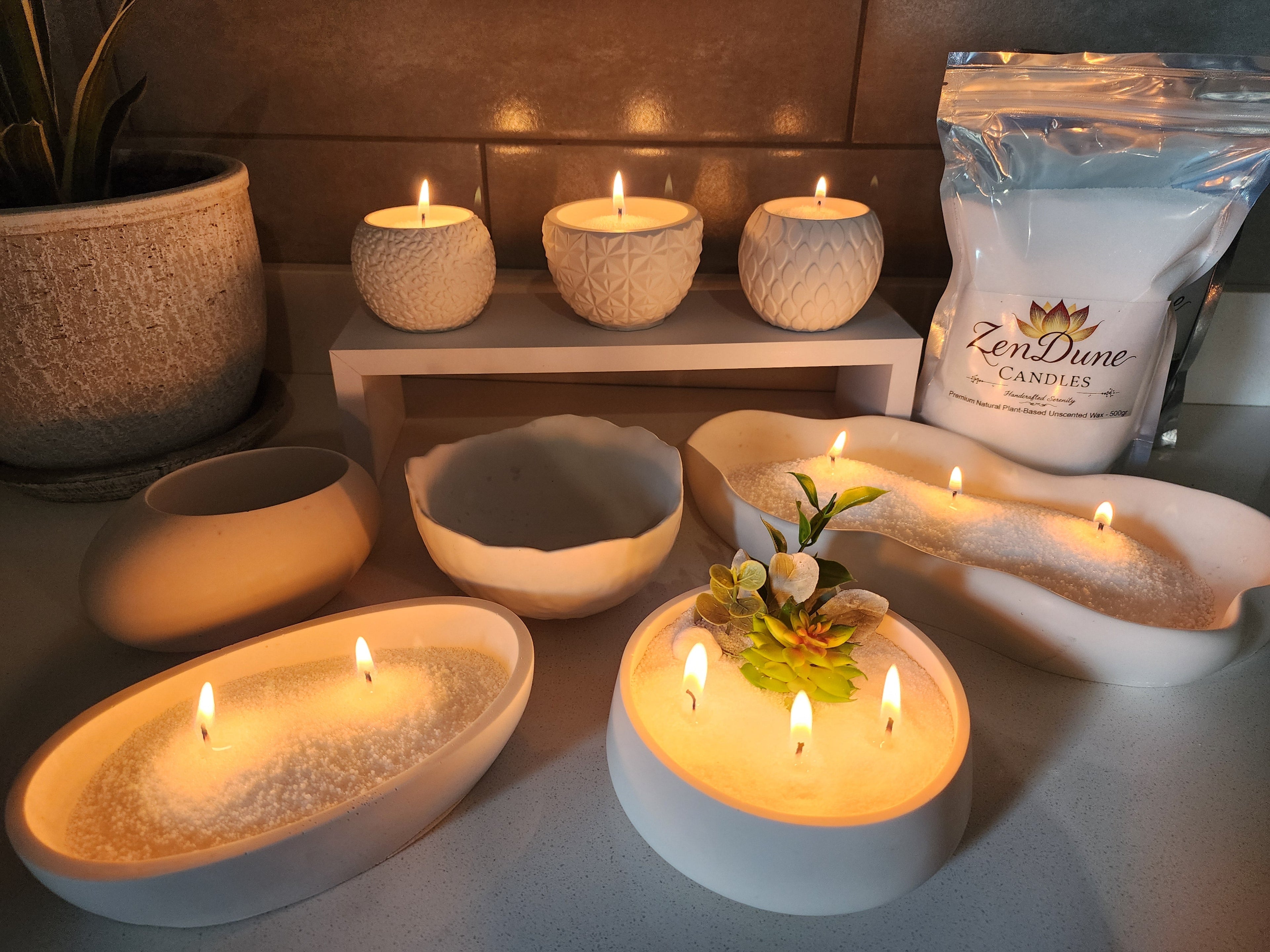 Zen Dune - Sand Candles and Vessels