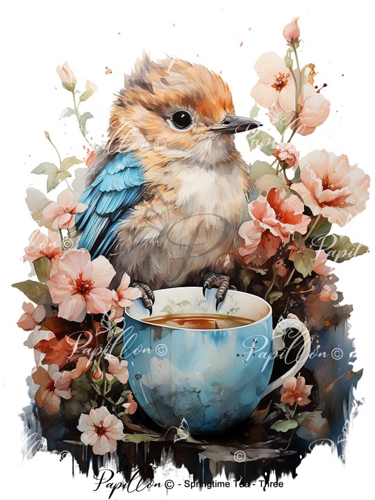Papillon Rub-on Image Transfers
