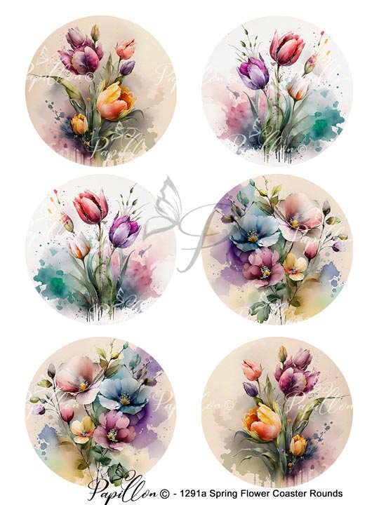 Papillon Rub-on Image Transfers