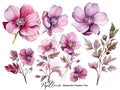 Papillon Rub-on Image Transfers