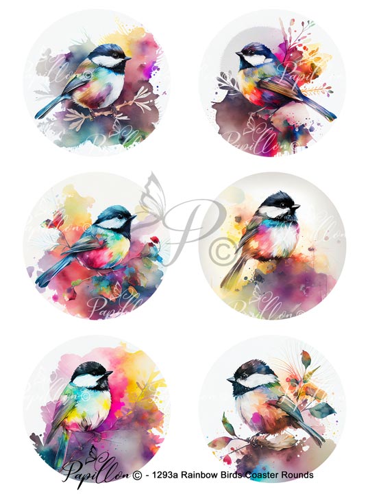 Papillon Rub-on Image Transfers