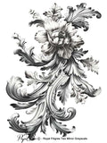 Papillon Rub-on Image Transfers