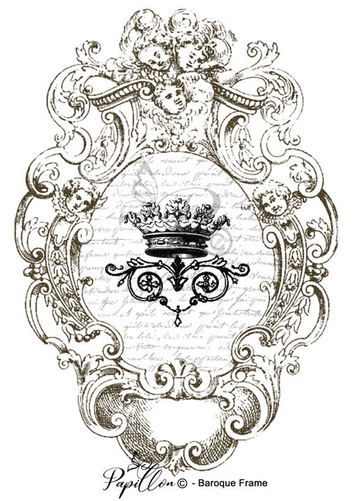 Papillon Rub-on Image Transfers
