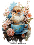 Papillon Rub-on Image Transfers