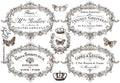 Papillon Rub-on Image Transfers