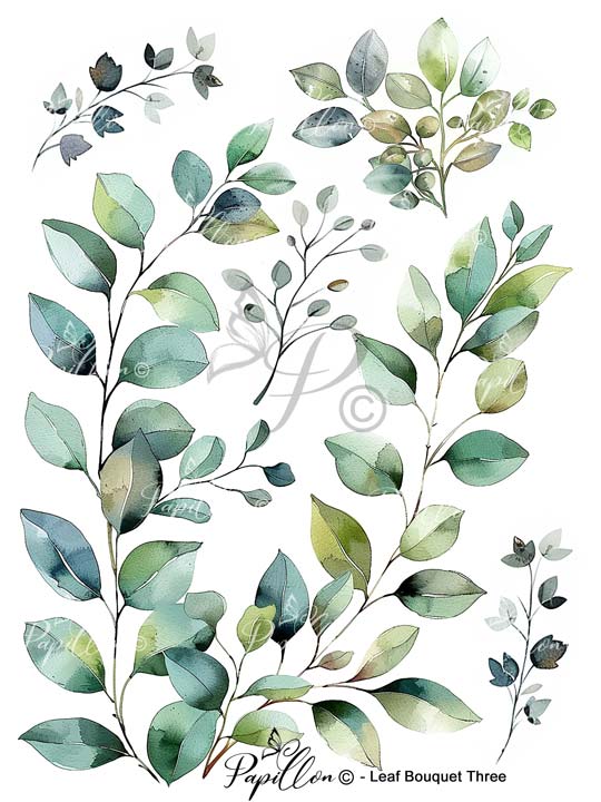 Papillon Rub-on Image Transfers