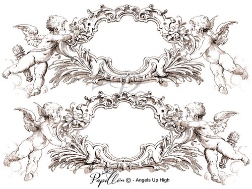 Papillon Rub-on Image Transfers