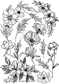Papillon Rub-on Image Transfers