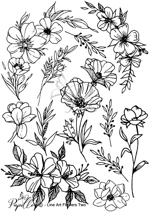 Papillon Rub-on Image Transfers
