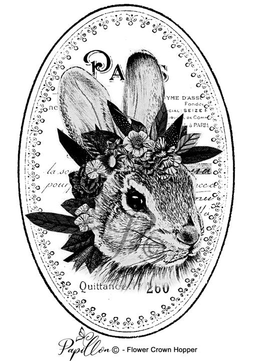 Papillon Rub-on Image Transfers