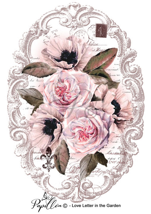 Papillon Rub-on Image Transfers