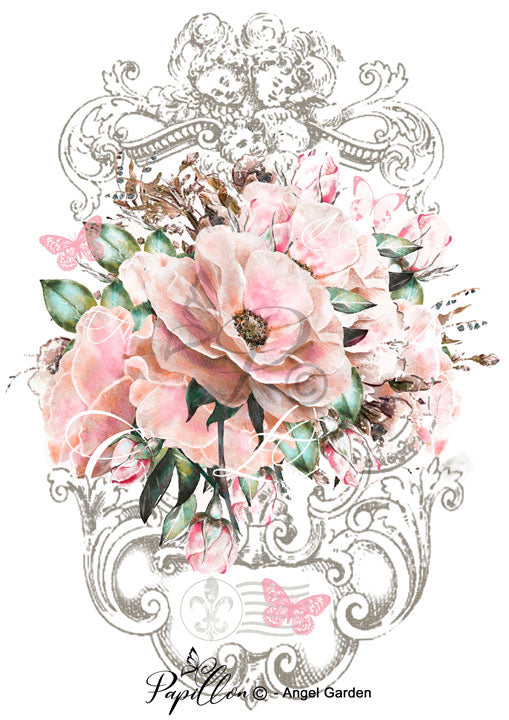 Papillon Rub-on Image Transfers