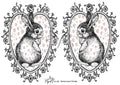 Papillon Rub-on Image Transfers