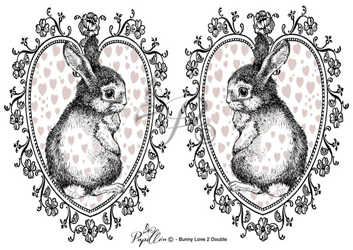 Papillon Rub-on Image Transfers