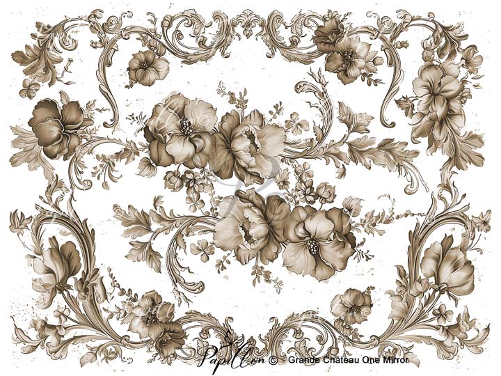 Papillon Rub-on Image Transfers