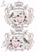 Papillon Rub-on Image Transfers