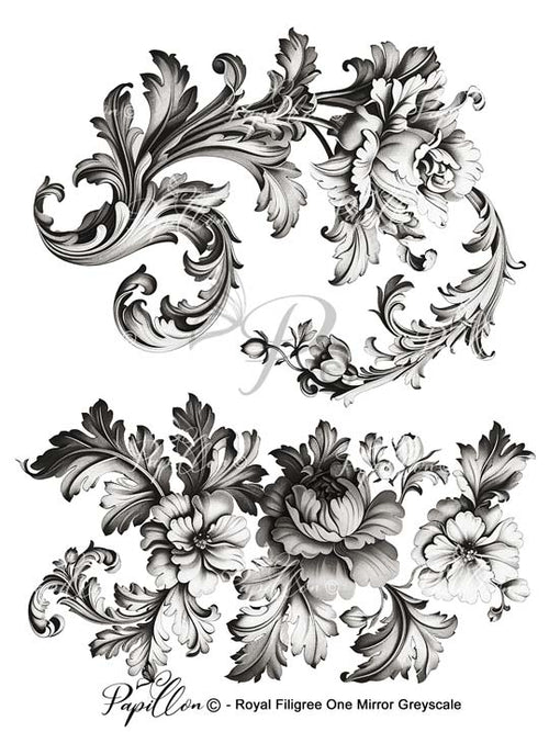Papillon Rub-on Image Transfers