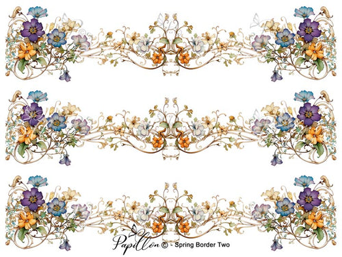 Papillon Rub-on Image Transfers