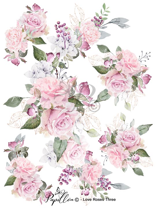 Papillon Rub-on Image Transfers