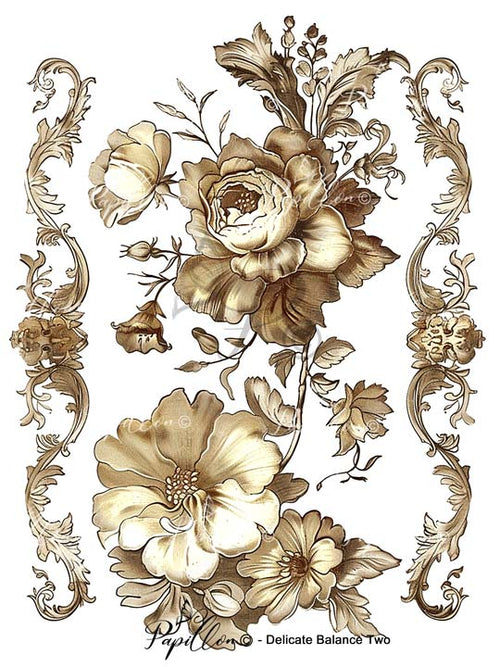 Papillon Rub-on Image Transfers