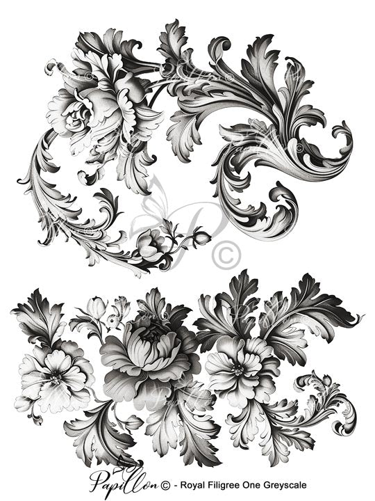 Papillon Rub-on Image Transfers