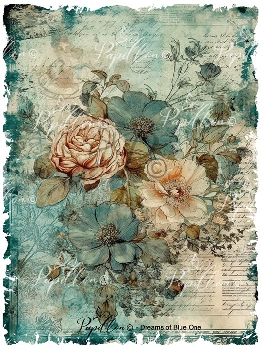 Papillon Rub-on Image Transfers