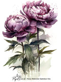 Papillon Rub-on Image Transfers