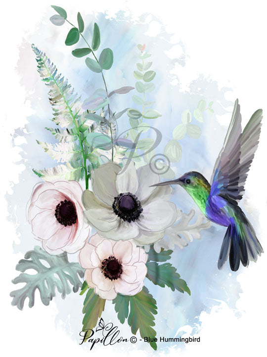Papillon Rub-on Image Transfers