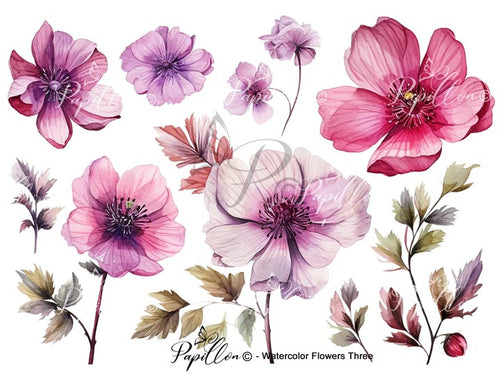 Papillon Rub-on Image Transfers