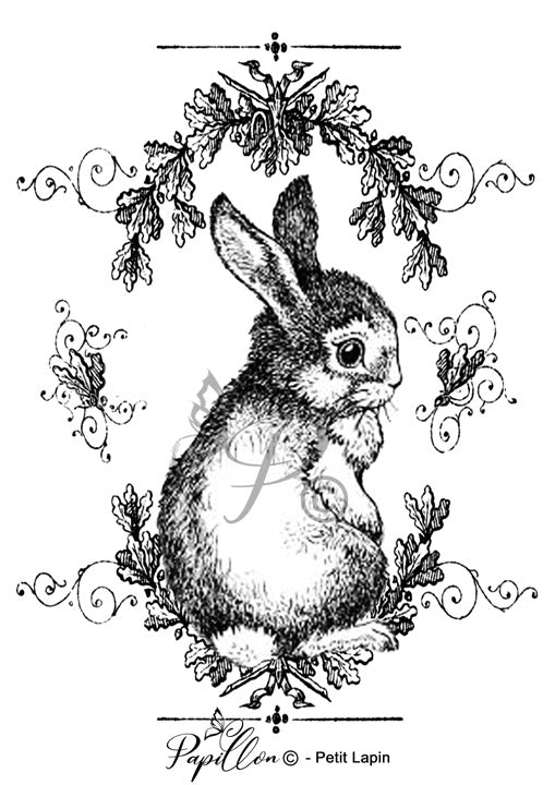 Papillon Rub-on Image Transfers